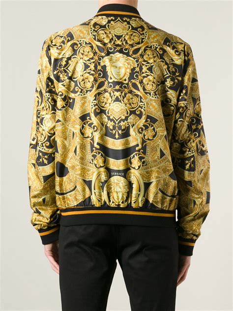 vegeta versace bomber jacket|Versace Bomber Jackets for Men .